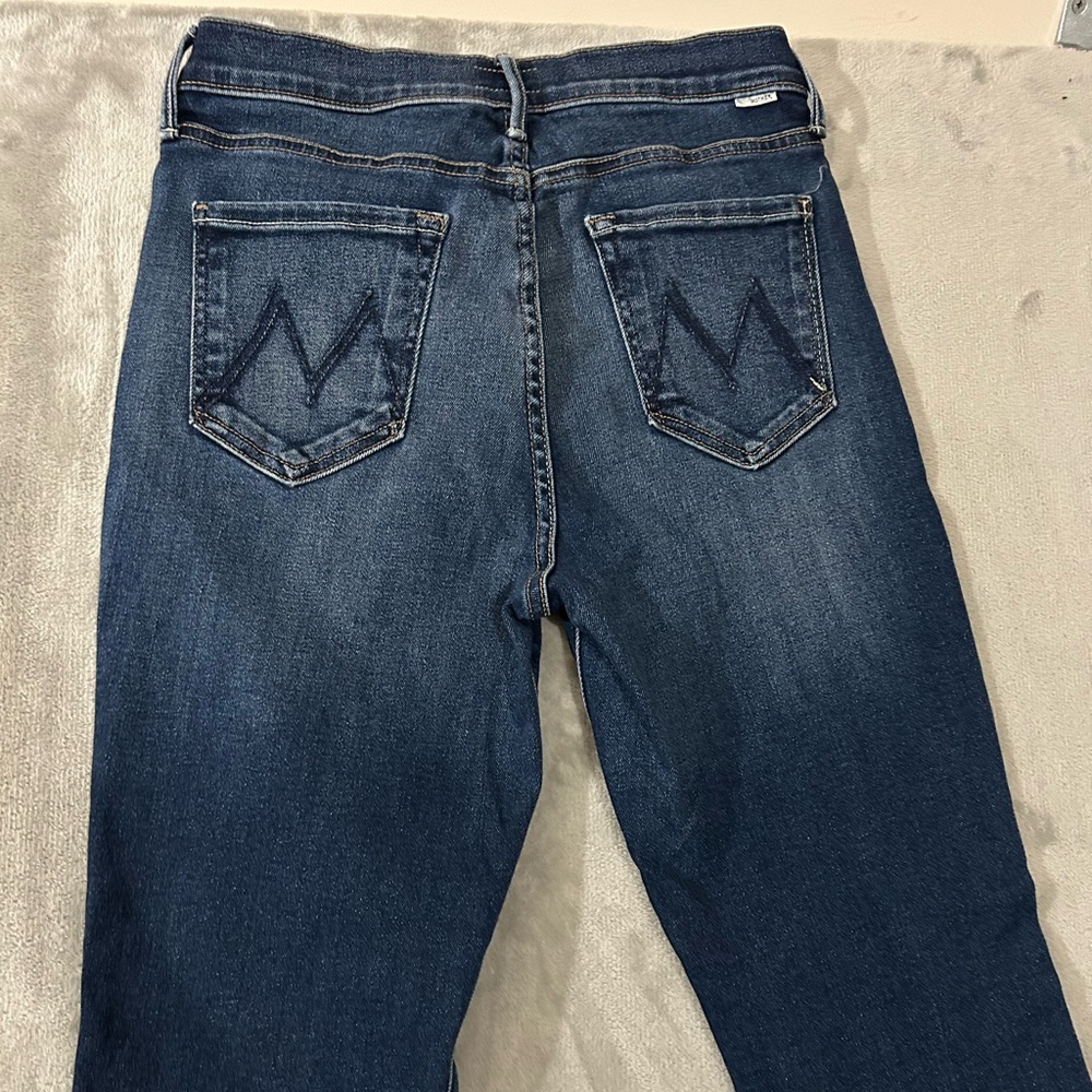 Mother high waisted rascal sneak jeans - Picture 7 of 12